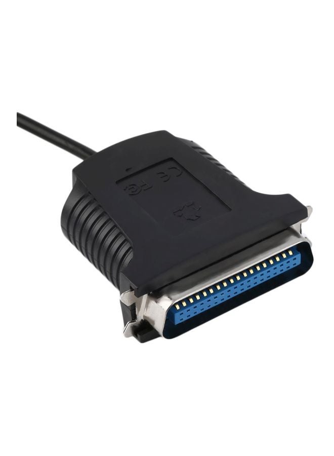 USB To Parallel LPT1 Port Cable Black - Image 3